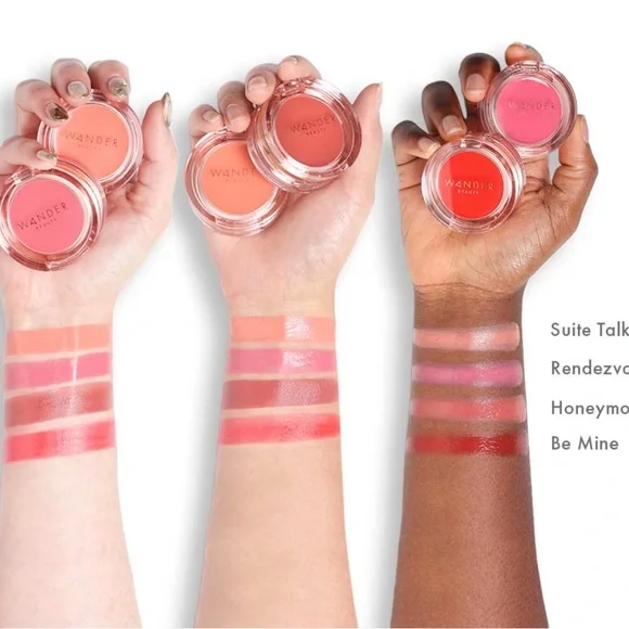 Wander Beauty Double Date Lip and Cheek Tint - Suite Talker and Swipe - Picture 6 of 6